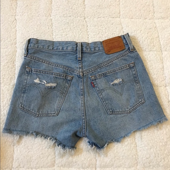 Levi’s Premium 501 distressed cutoff shorts - Picture 9 of 13